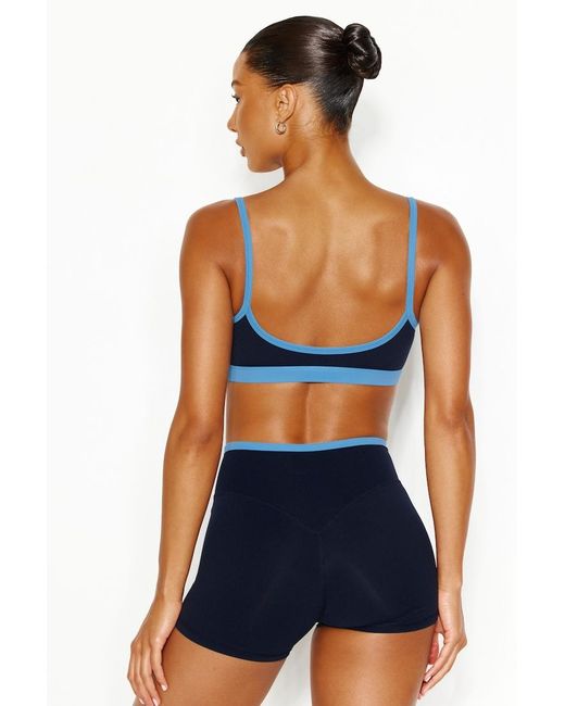 Garage Blue Active Cross Front Shorts