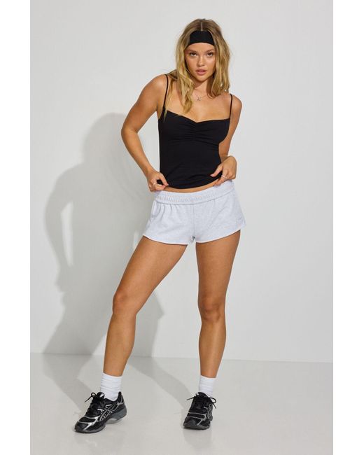 Garage Black Ruched Sweetheart Cami Top