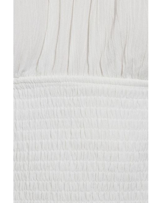 Garage Multicolor Samantha Smocked Halter Top