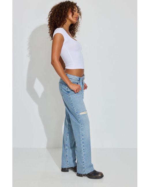 Garage Blue Slouchy Jeans
