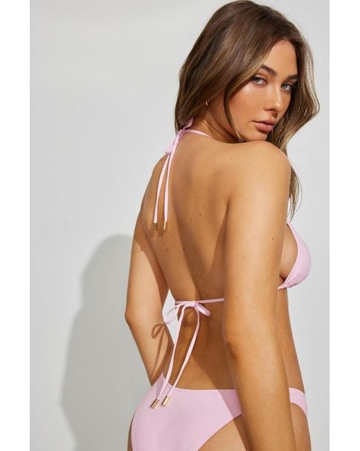 Garage Brown Slider Triangle Bikini Top
