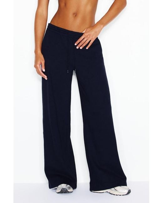 Garage Blue Ultrafleece Wide Leg Sweatpants