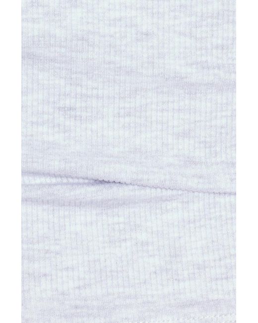 Garage White Snatchrib Scoop Cami Top