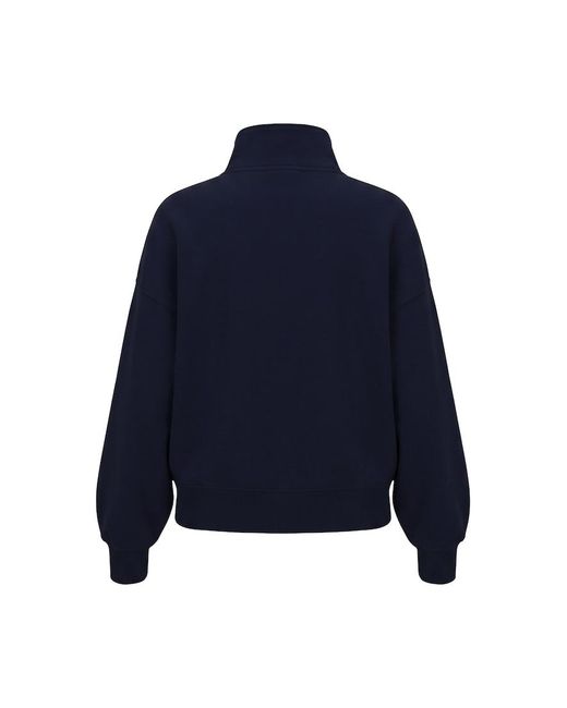 Garage Blue Ultrafleece Half Zip Sweatshirt