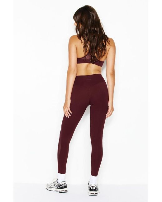 Garage Red Active Mesh Leggings