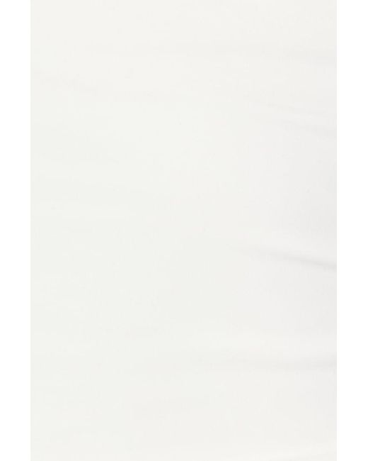 Garage White Active Wrap Halter Top