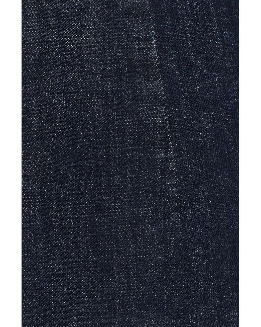 Garage Blue Low Rise Bodycon Denim Skort