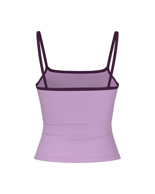 Garage Purple Sleek Scoop Cami Top