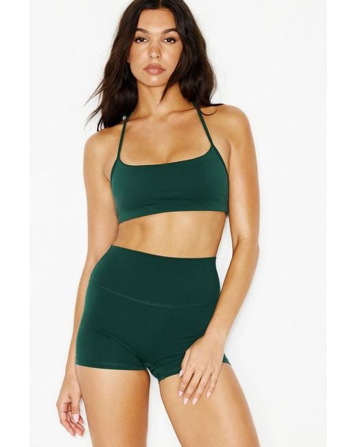 Garage Green Active Booty Shorts