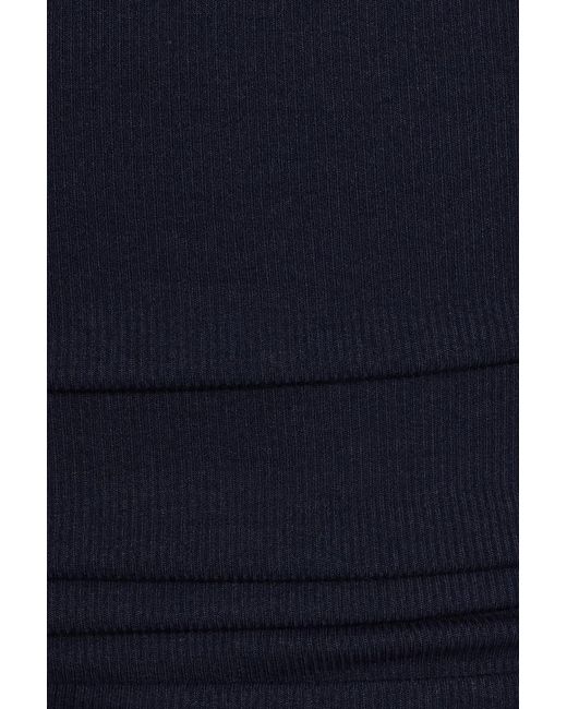 Garage Blue Snatchrib Scoop Tank Top