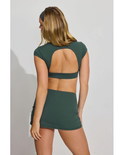 Garage Green Softactive Backless T Shirt