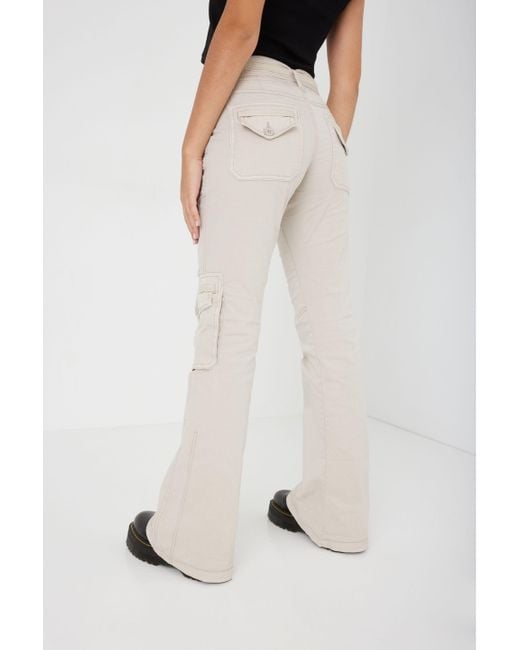 Garage Flare Cargo Pant W/ Belt | Lyst