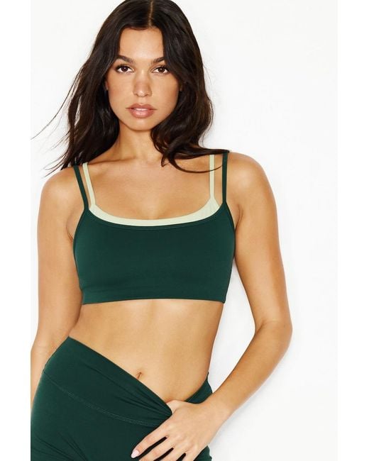 Garage Blue Active Double Layer Bra