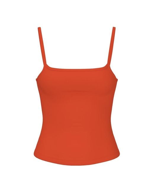 Garage Red Sleek Scoop Cami Top