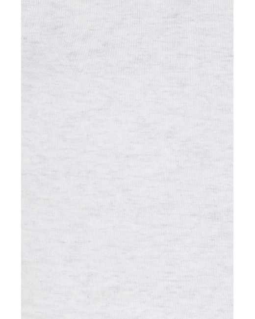 Garage White Supersoft Crewneck Cropped T-Shirt