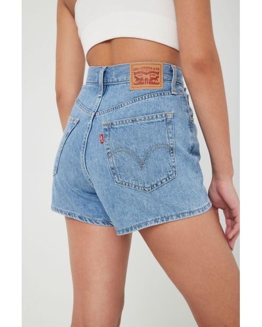 Levis high top rise mom short