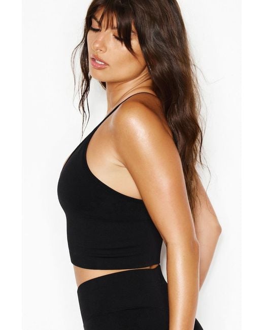 Garage Black Active Seamless V-Neck Cami Top