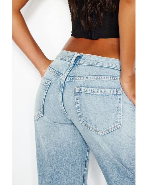 Garage Blue Low Rise Cheeky Jeans