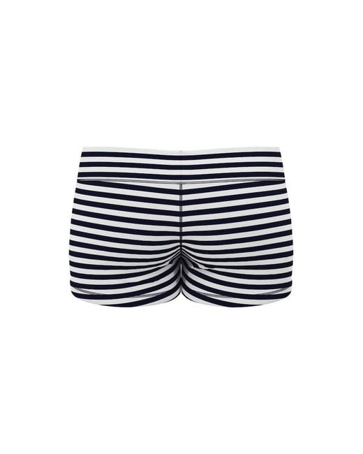 Garage Blue Stretchterry Cheeky Shorts