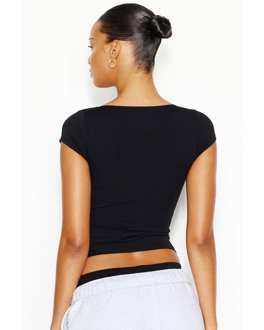 Garage White Sleek Crossover T-Shirt