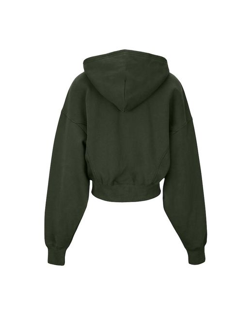 Garage Green Ultrafleece Cotton Zip Hoodie