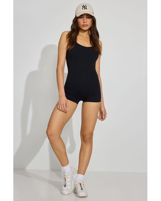 Garage Black Softactive Jamie Scoop Romper