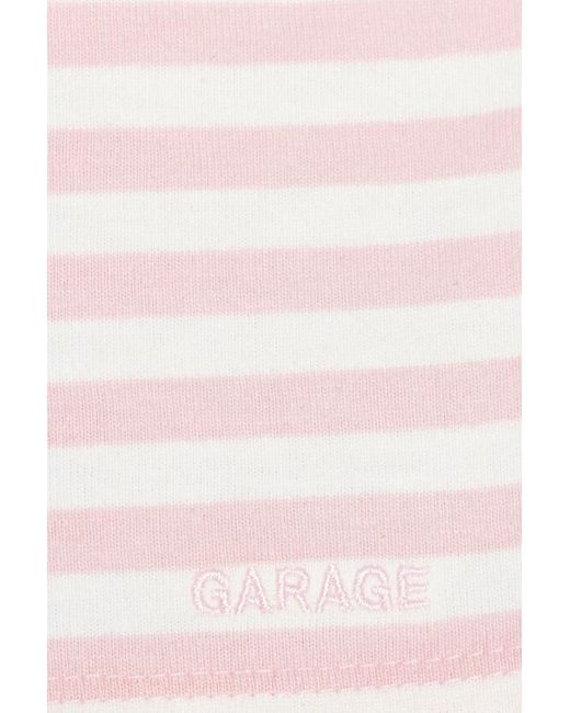 Garage White Fluid Crewneck T-Shirt