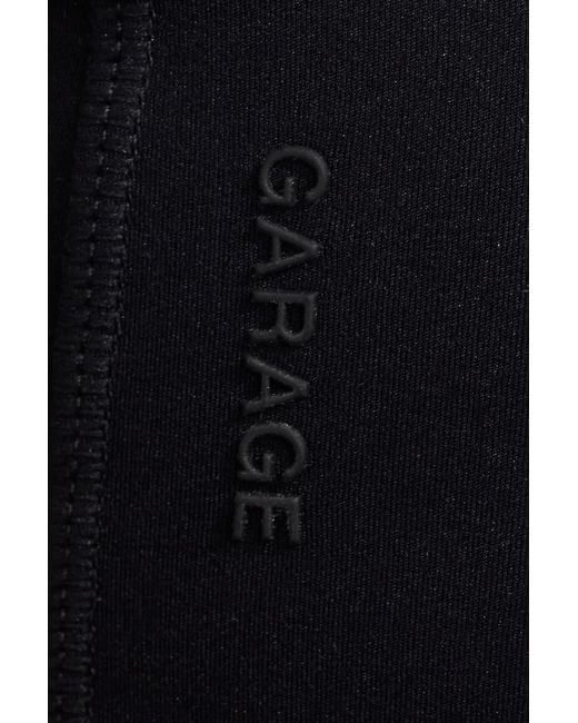 Garage Black Double Layer Romper