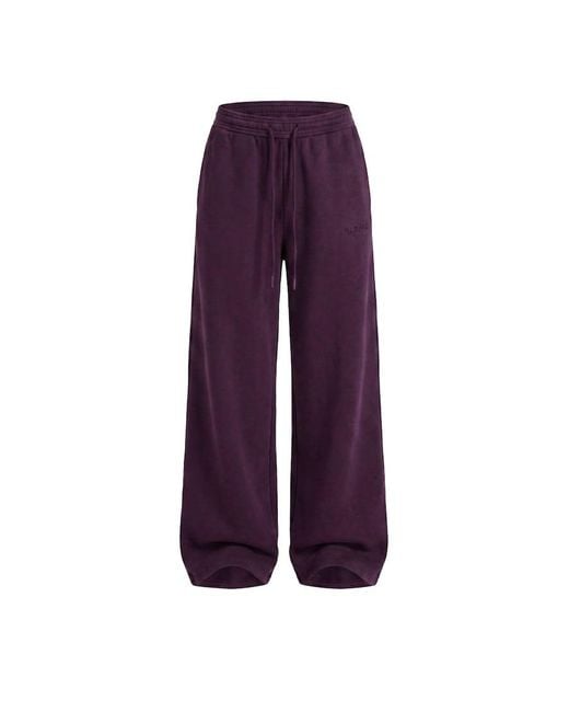 Garage Purple Ultrafleece Barrel Leg Sweatpants