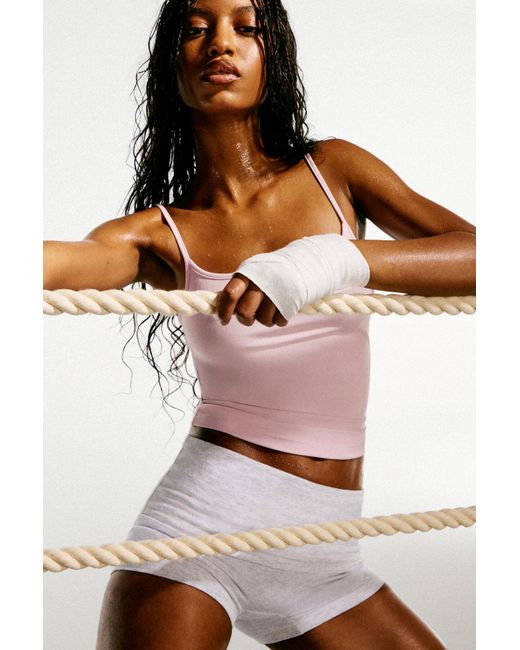 Garage Pink Sleek Scoop Cami Top
