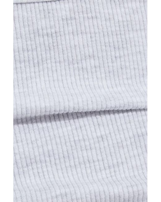 Garage White Snatchrib Crossback Tank Top