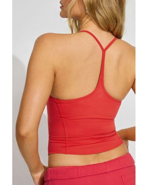 Garage Red Softactive T-Back Tank Top