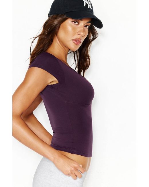 Garage Purple Sleek Crossover T-Shirt