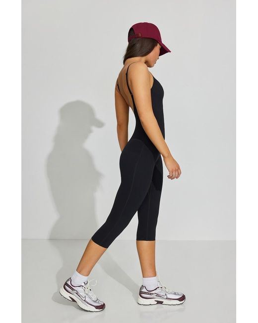Garage Black Active Capri Jumpsuit