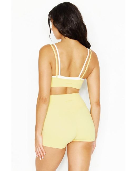 Garage Yellow Active Booty Shorts