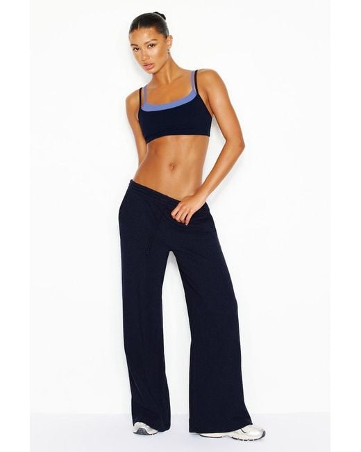 Garage Blue Ultrafleece Wide Leg Sweatpants