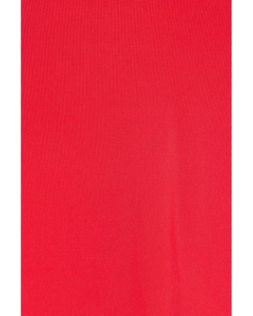 Garage Red Halter Underwire Bikini Top