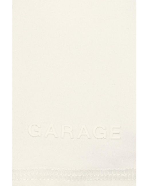 Garage Black Active Shirttail Zip Top