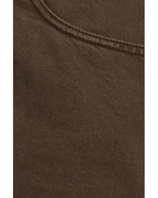 Garage Brown Twill Micro Skort