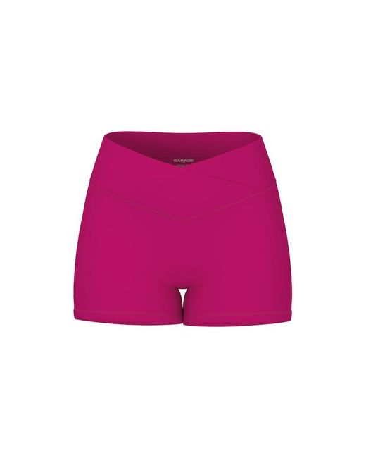 Garage Pink Perfect Peach Cross Front Active Shorts