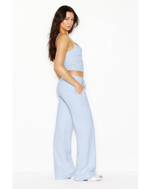 Garage Blue Snatch Booty Stretchterry Pants