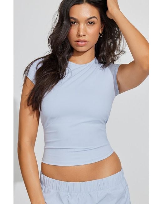 Garage White Active Open Back T-Shirt