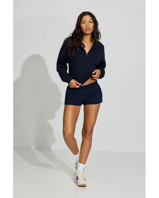 Garage Blue Softterry Half Zip Sweatshirt