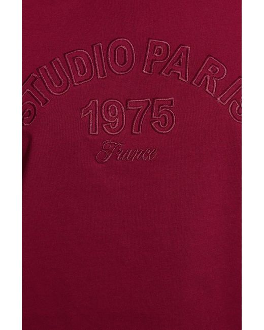 Garage Red Off Shoulder T Shirt