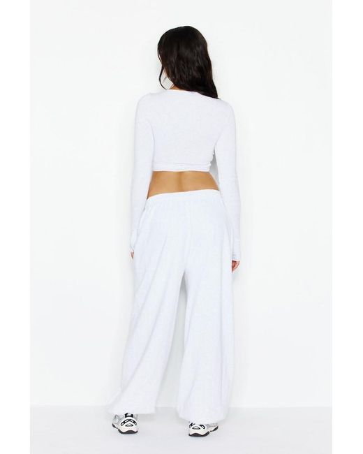 Garage White Softterry Dancer Joggers