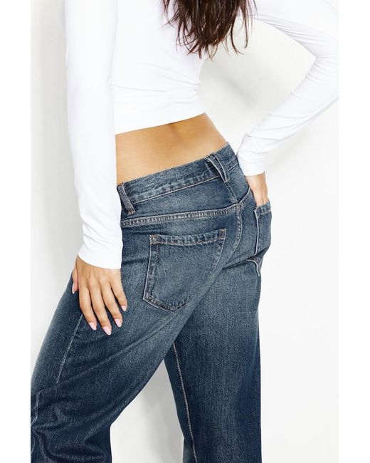 Garage Blue Low Rise Cheeky Jeans