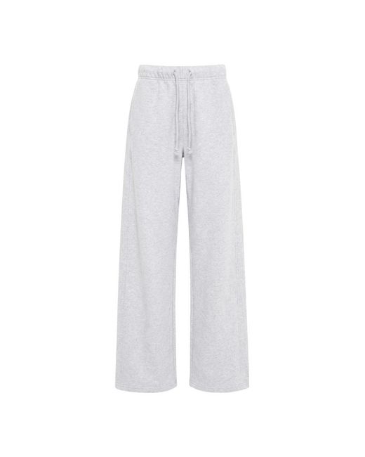 Garage White Ultrafleece Straight Leg Sweatpants