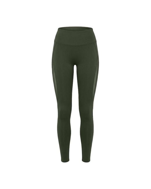 Garage Green Active Mesh Leggings