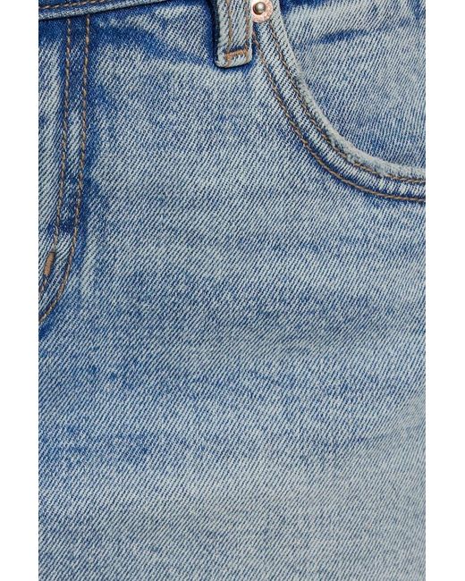 Garage Blue Denim Micro Skort