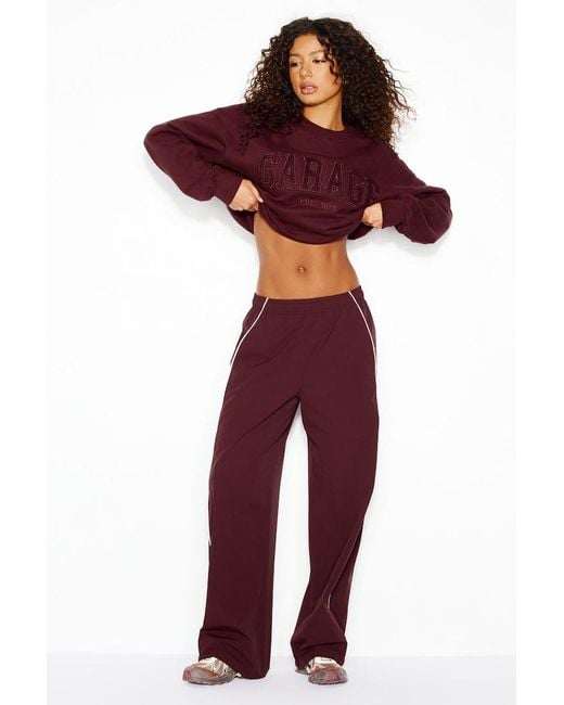 Garage Red Ultrafleece Crewneck Sweatshirt